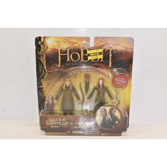 The Hobbit Legolas Greenleaf and Tauriel Figures Rare New Sealed LOTR Toys - Picture 1 of 3
